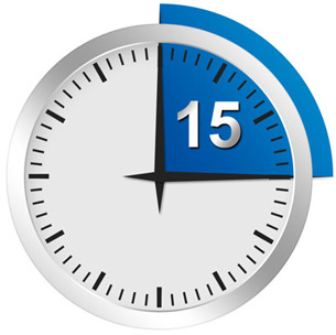 Таймер на 15 минут